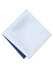 Blue 100% Silk Pocket Square