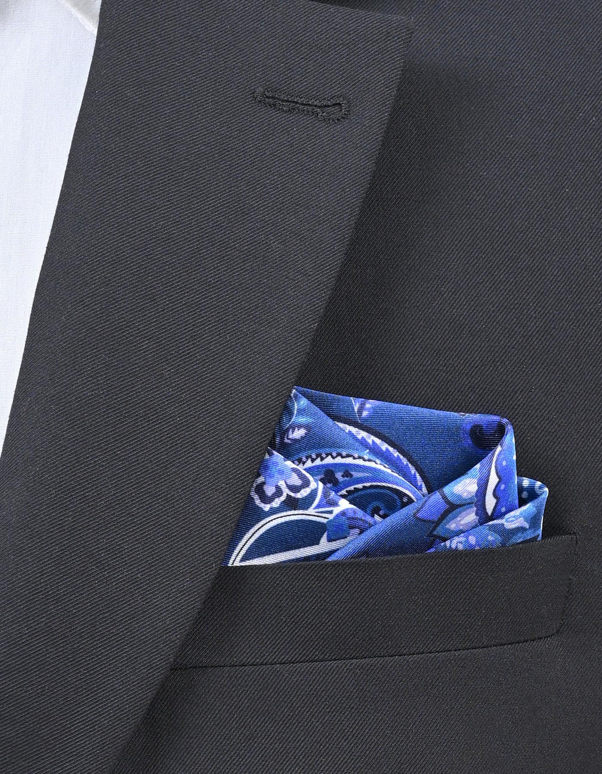 Teal 100% Silk Pocket Square