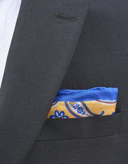 Mustard  100% Silk Pocket Square
