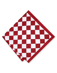 Maroon 100% Polyester Pocket Square
