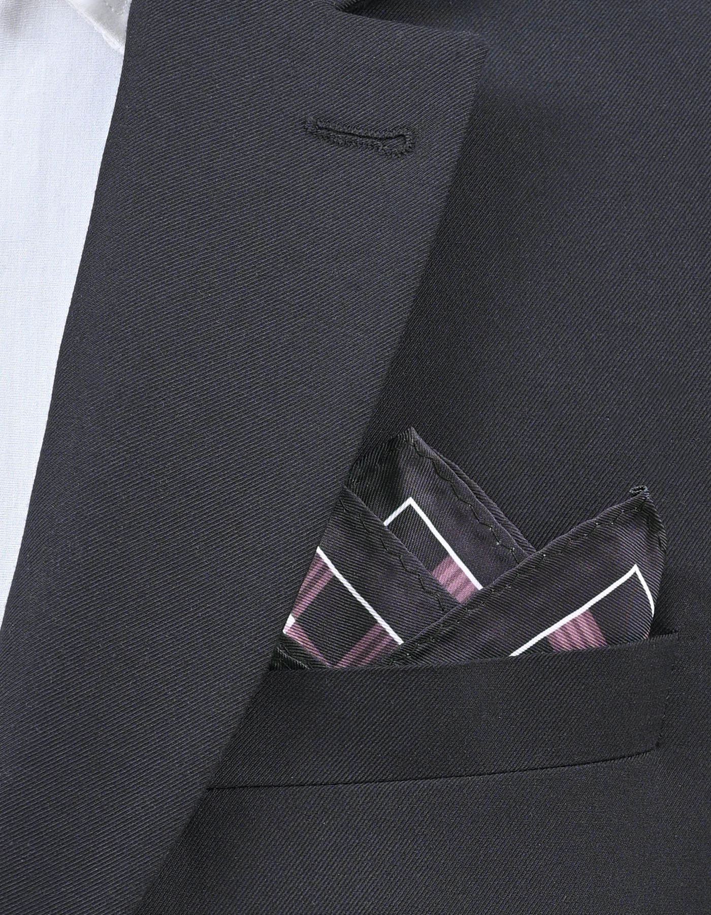 Brown 100% Polyester Pocket Square