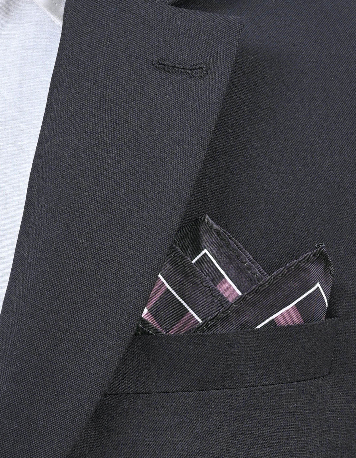 Brown 100% Polyester Pocket Square