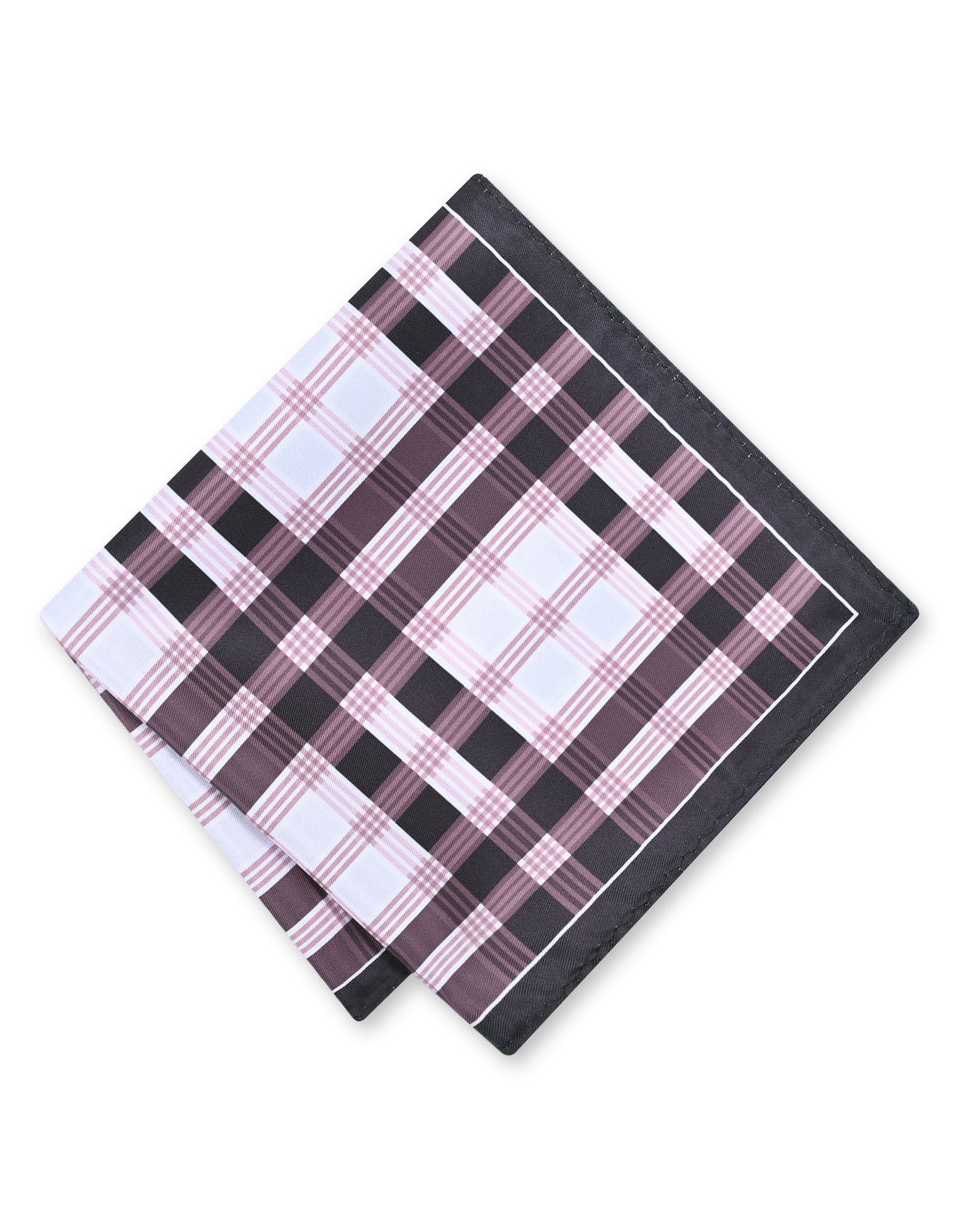 Brown 100% Polyester Pocket Square