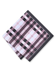 Brown 100% Polyester Pocket Square