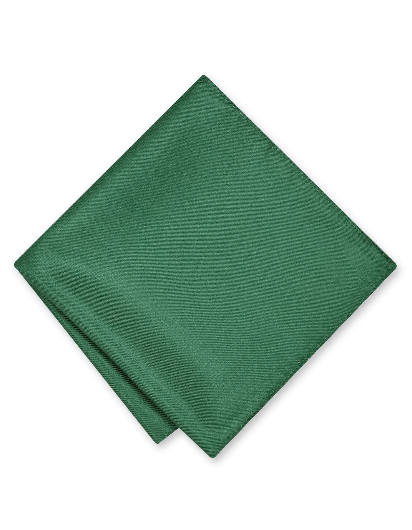 Green Plain Pocket Square