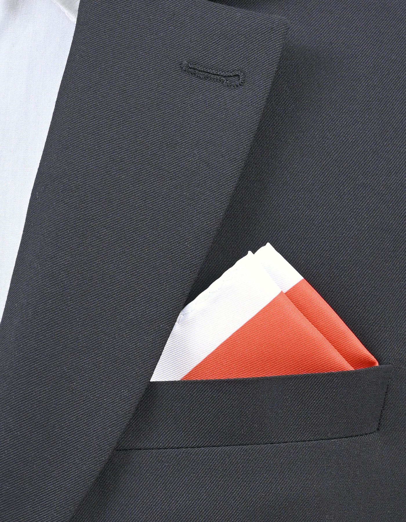 Rust 100% Polyester Pocket Square