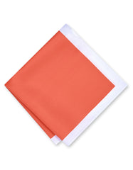 Rust 100% Polyester Pocket Square