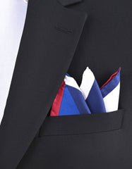 Navy 100% Silk Pocket Square