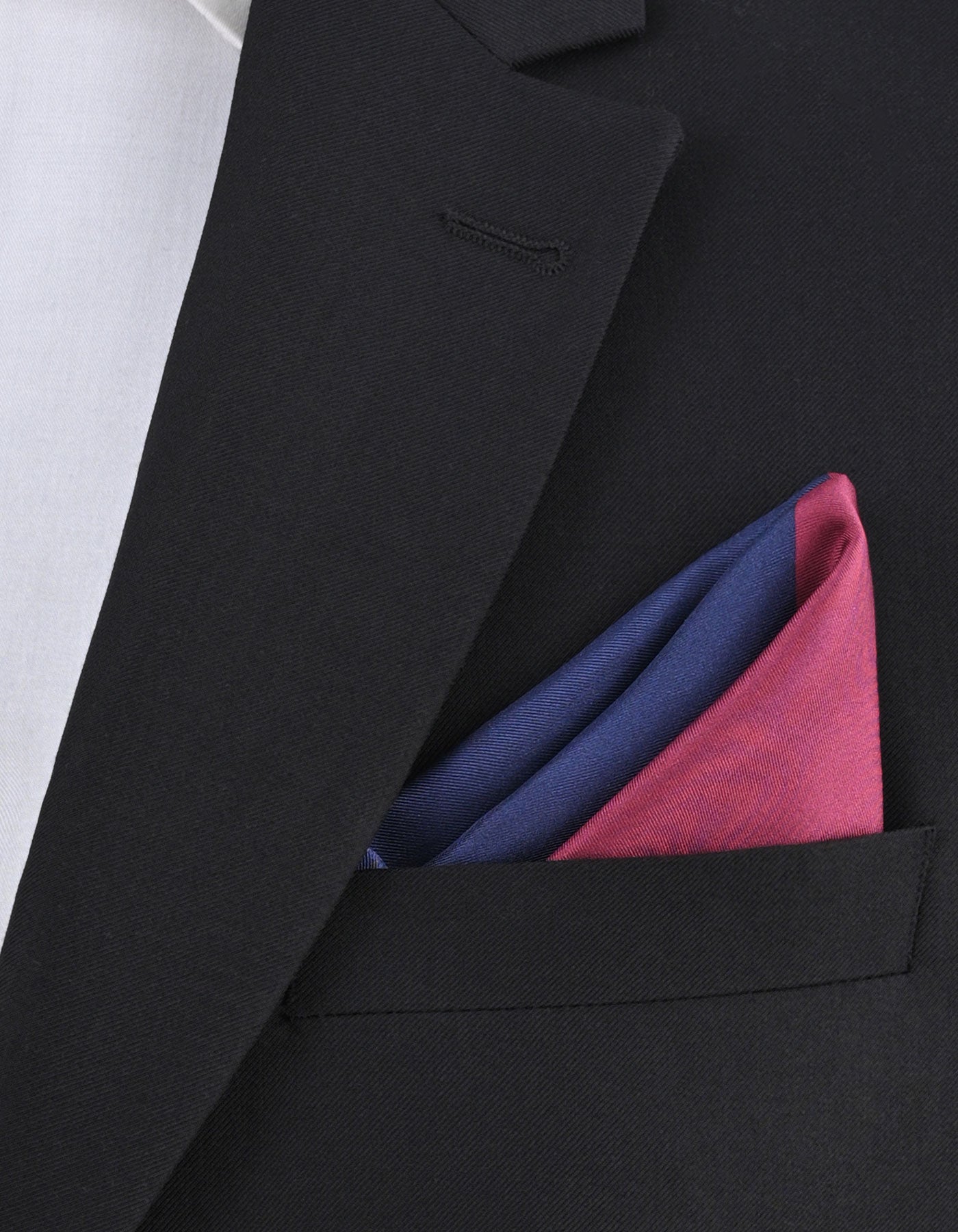 Burgundy 100% Silk Pocket Square