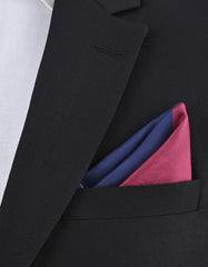 Burgundy 100% Silk Pocket Square