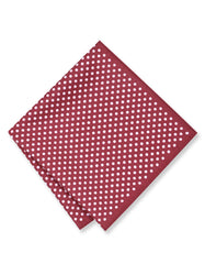 Maroon 100% Polyester Pocket Square