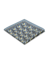 Turquoise 100% Polyester Pocket Square