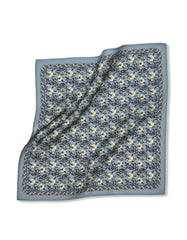 Turquoise 100% Polyester Pocket Square