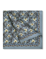 Turquoise 100% Polyester Pocket Square