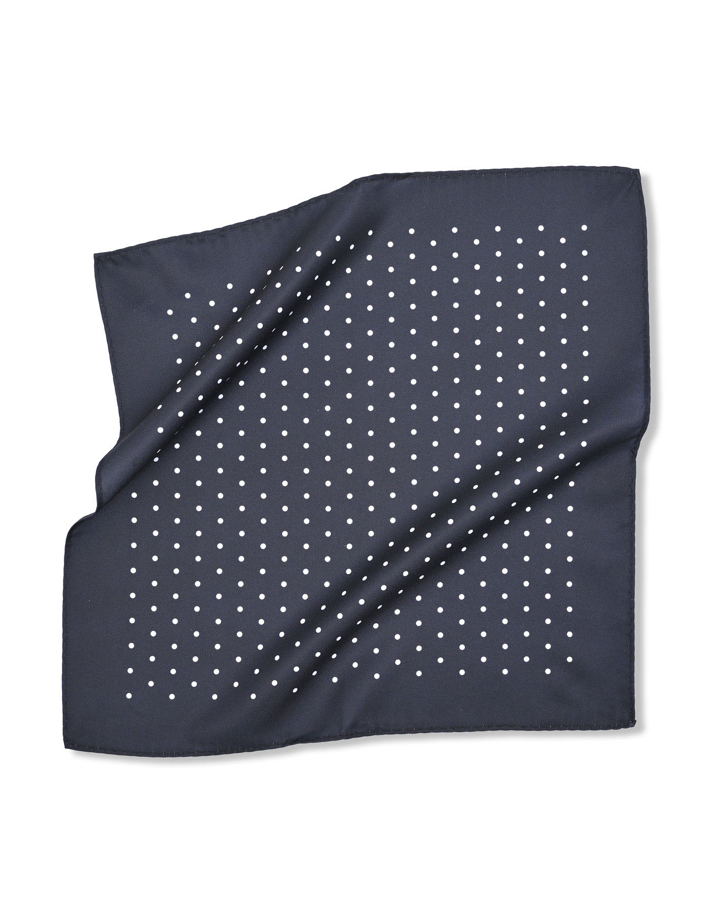 Black 100% Polyester Pocket Square