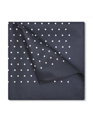 Black 100% Polyester Pocket Square