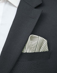Brown 100% Polyester Pocket Square