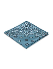 Turquoise 100% Silk Pocket Square