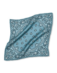 Turquoise 100% Silk Pocket Square