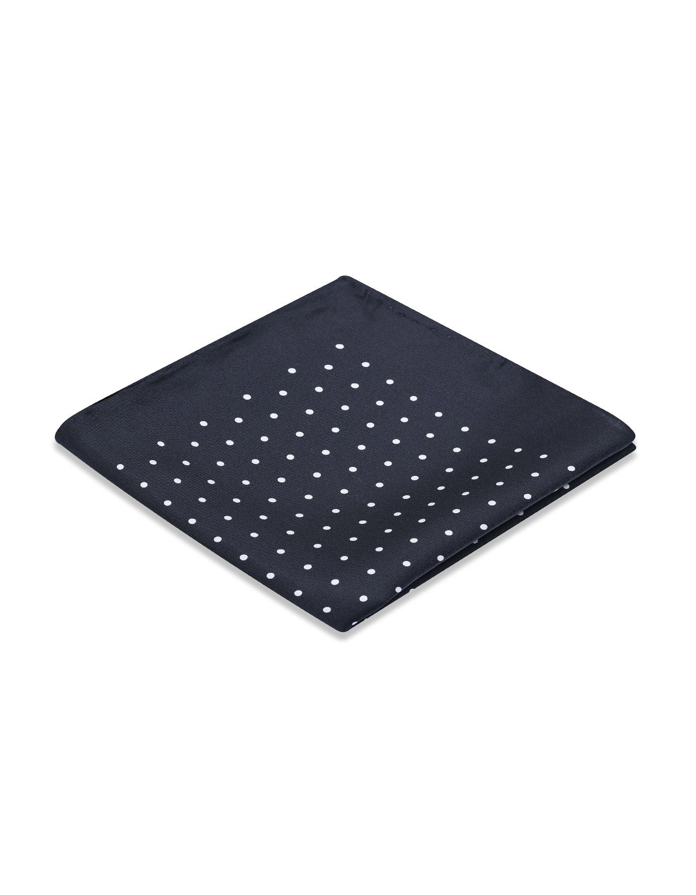 Black Dotted Pocket Square