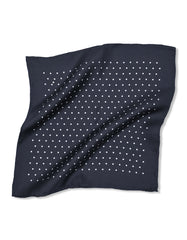Black Dotted Pocket Square
