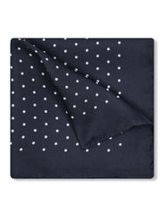 Black Dotted Pocket Square