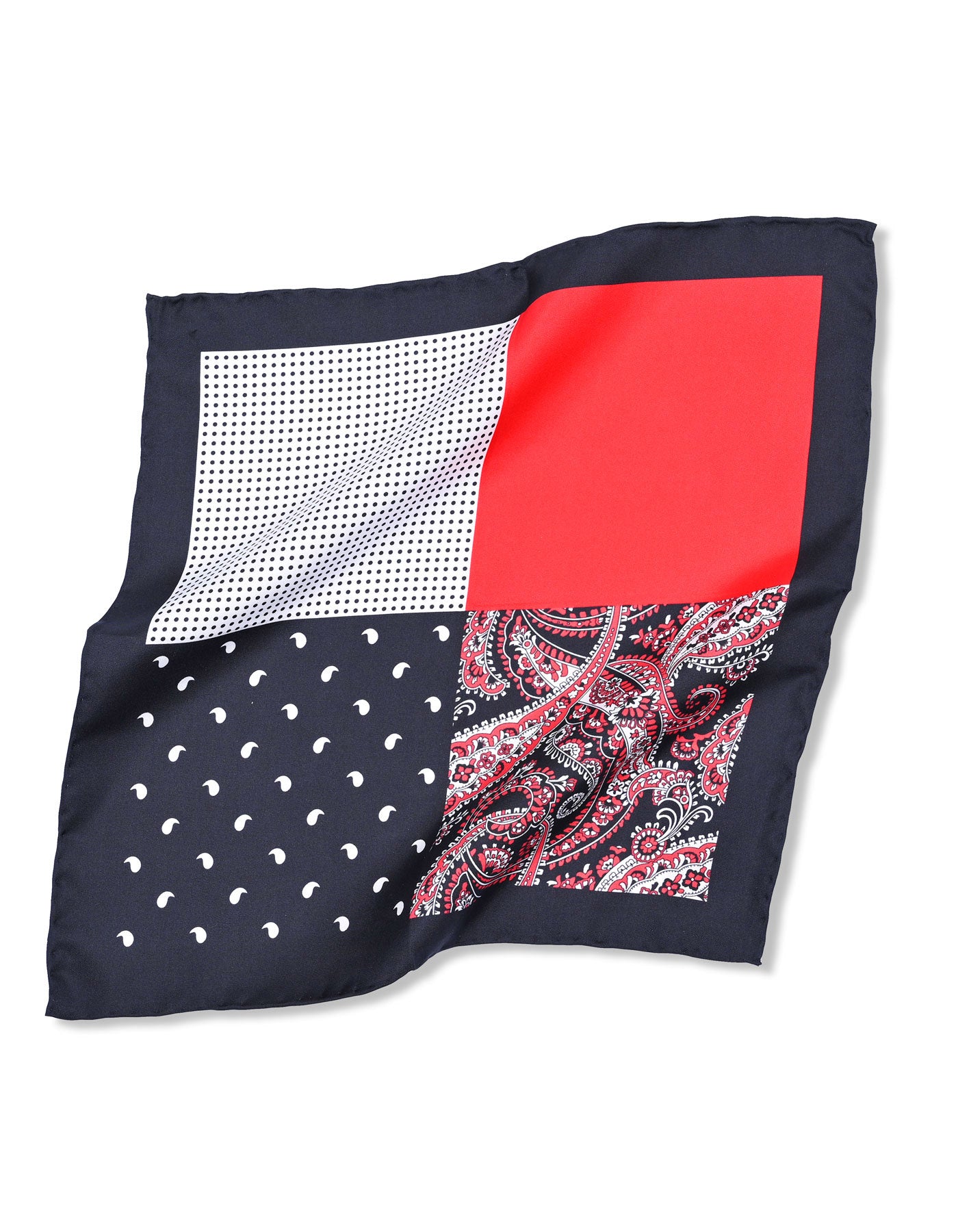 Multi Paisley Pocket Square