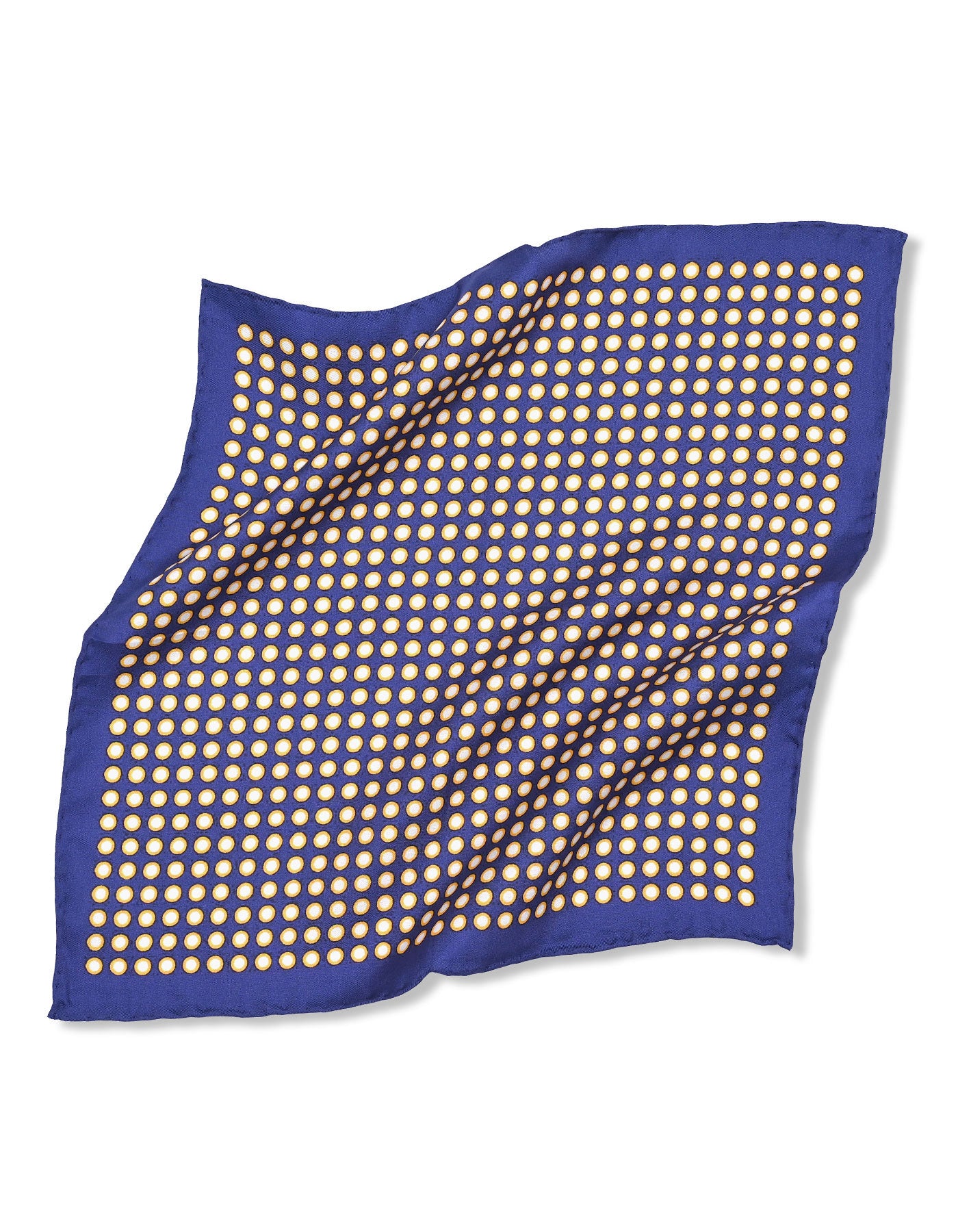 Blue Dotted Pocket Square