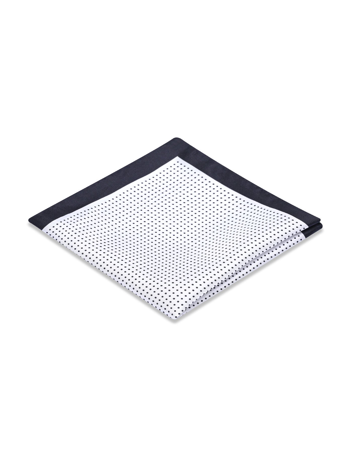 White Dotted Pocket Square