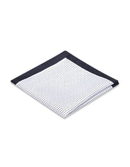 White Dotted Pocket Square