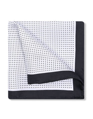White Dotted Pocket Square