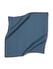 D Green Paisley Pocket Square