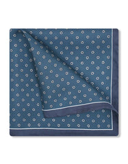 D Green Paisley Pocket Square