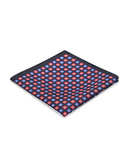 Red Geometric Pocket Square