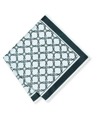 Green Geometric Pocket Square