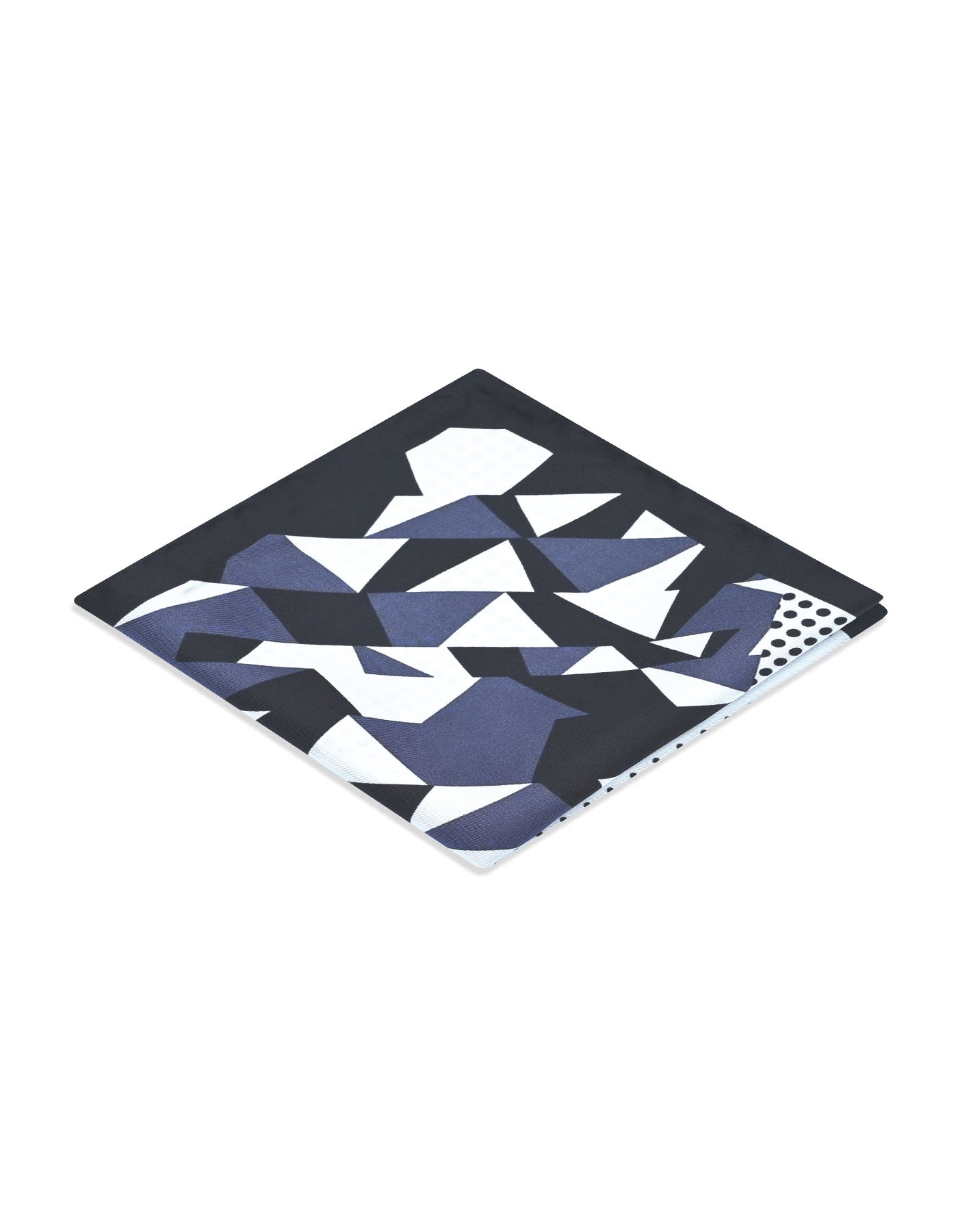 White Texture Pocket Square