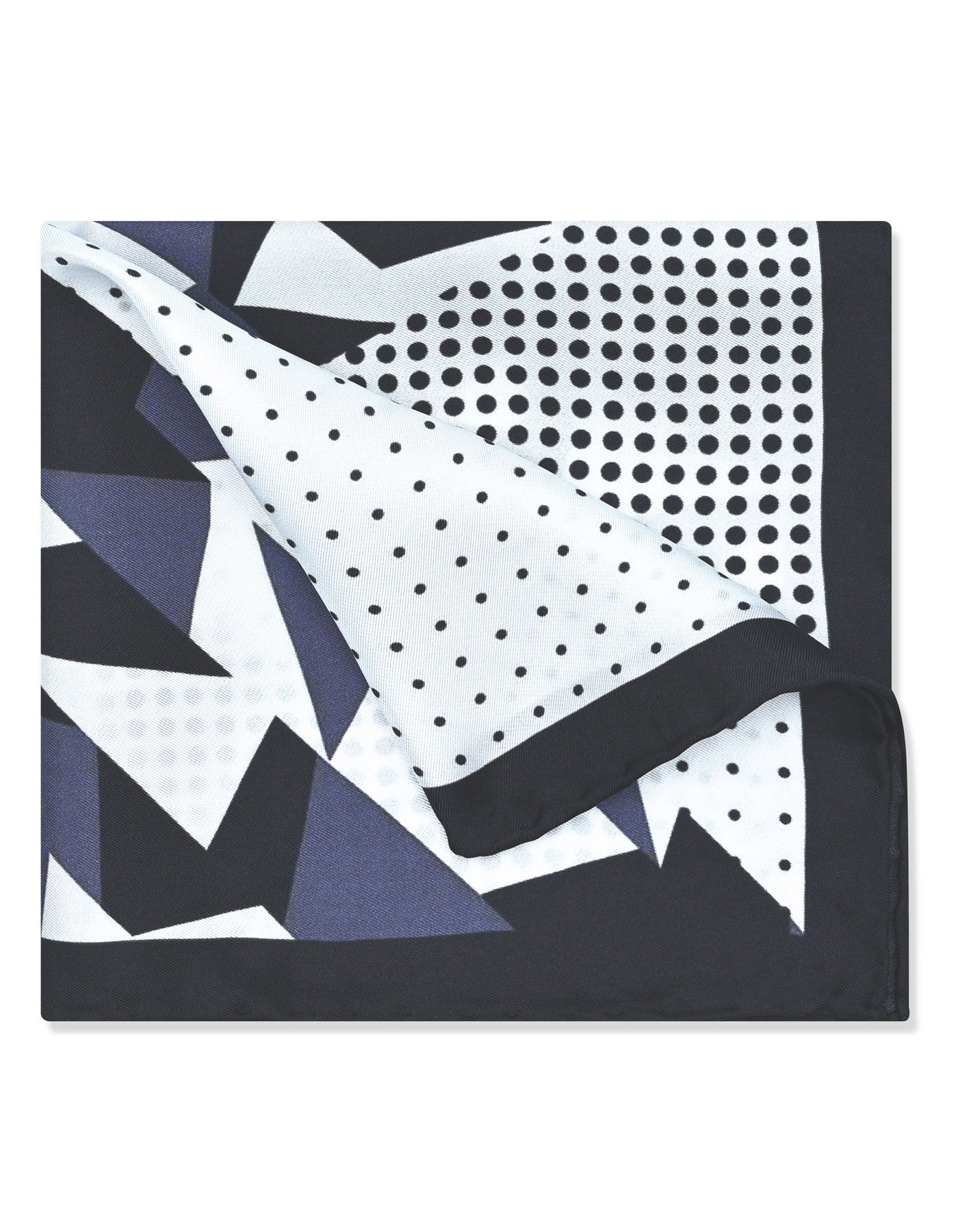 White Texture Pocket Square