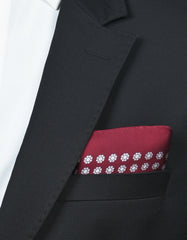 Red Texture Pocket Square