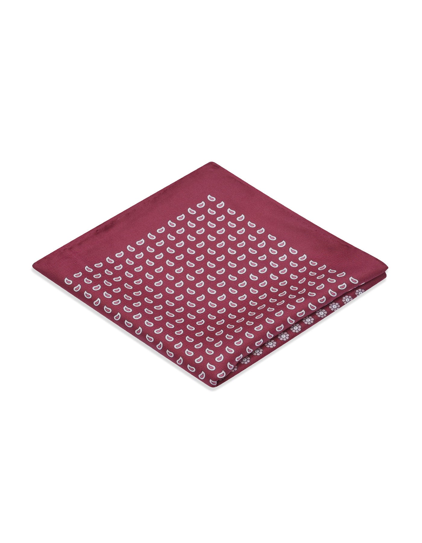 Red Texture Pocket Square