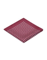 Red Texture Pocket Square