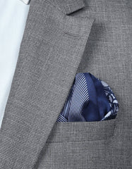 Blue Texture Pocket Square