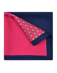 Red Geometric Pocket Square
