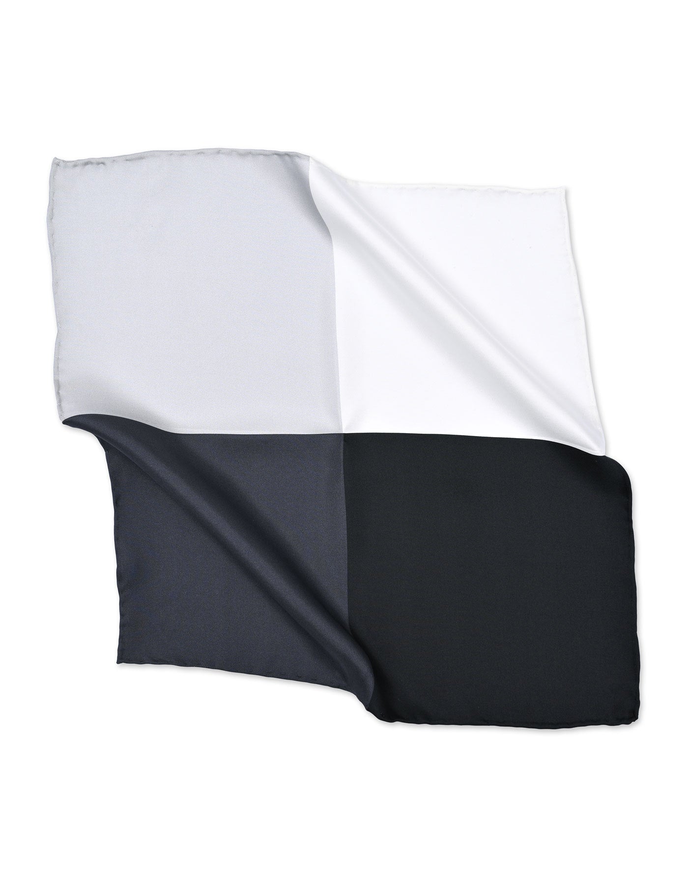 White Plain Pocket Square