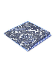 Sky Floral Pocket Square