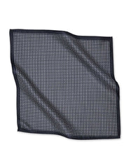 Black Dotted Pocket Square