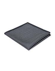 Black Dotted Pocket Square
