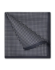 Black Dotted Pocket Square