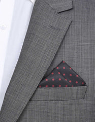 Red Dotted Pocket Square