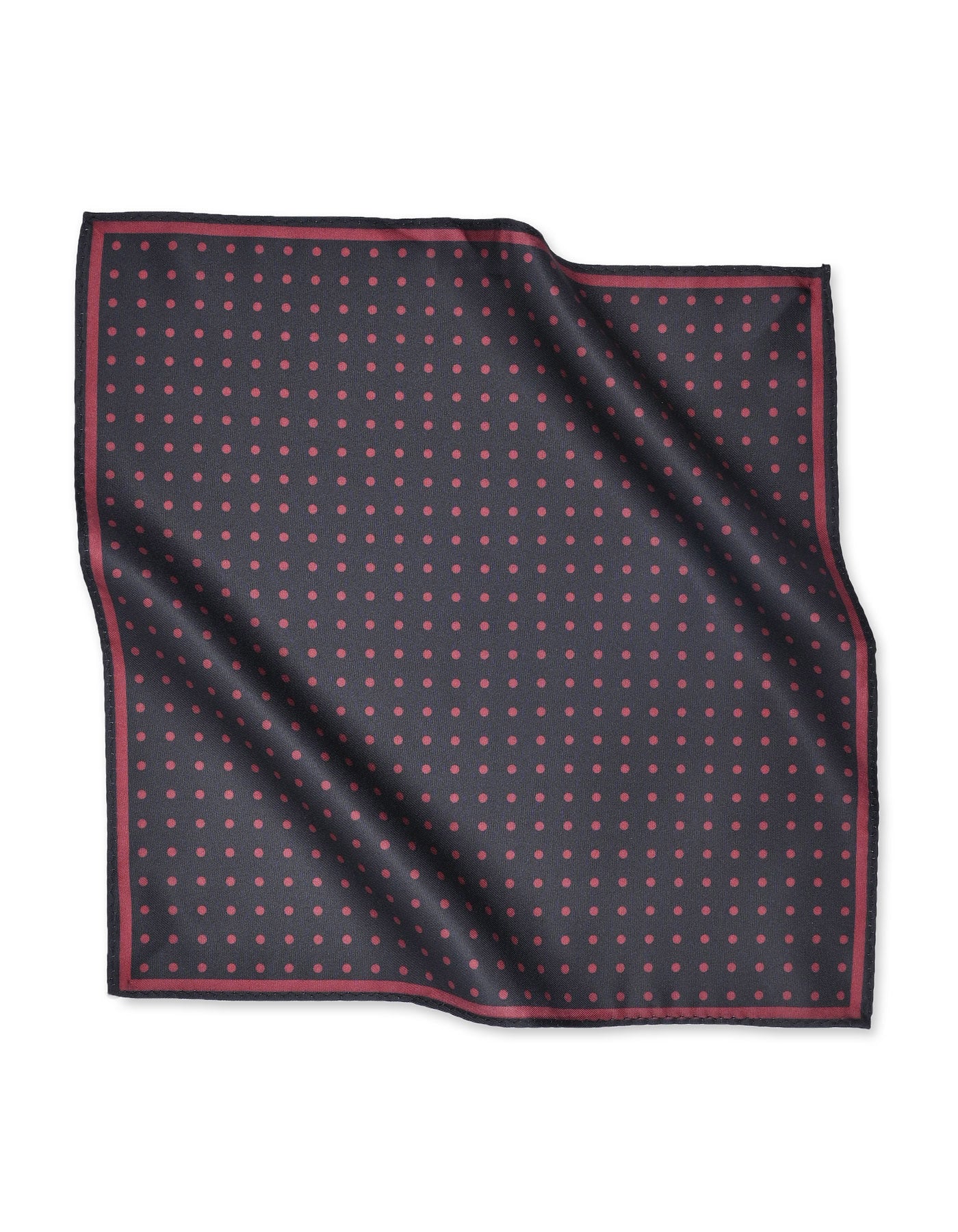 Red Dotted Pocket Square