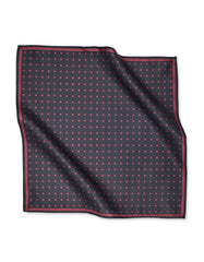 Red Dotted Pocket Square